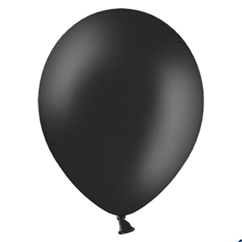 50 Ballons Noir Ballons de Baudruche Noirs Perlé Nacré. Ballons d