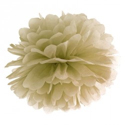 Pompon Or 35 cm