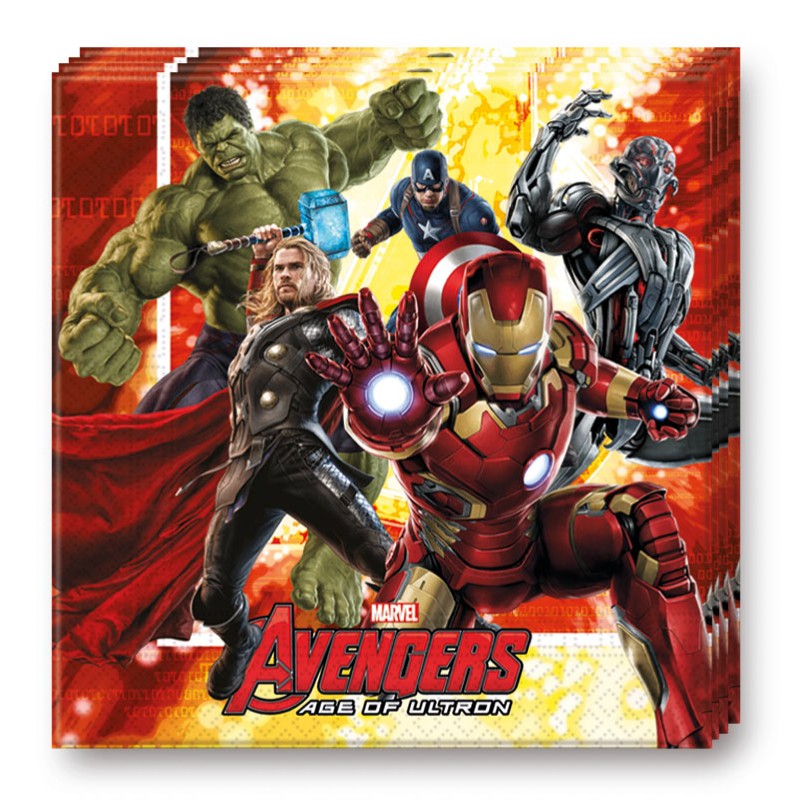 8 Assiettes Avengers 23cm super héros Anniversaire – Dragées Anahita.