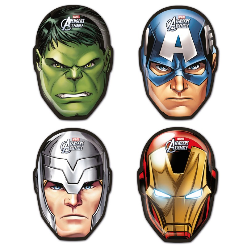 6 sachets plastiques Avengers - Déco d'anniversaire