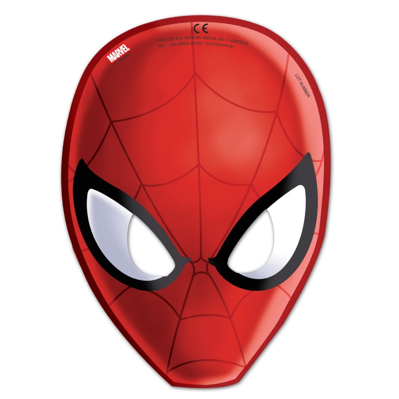 6 Masques Spiderman
