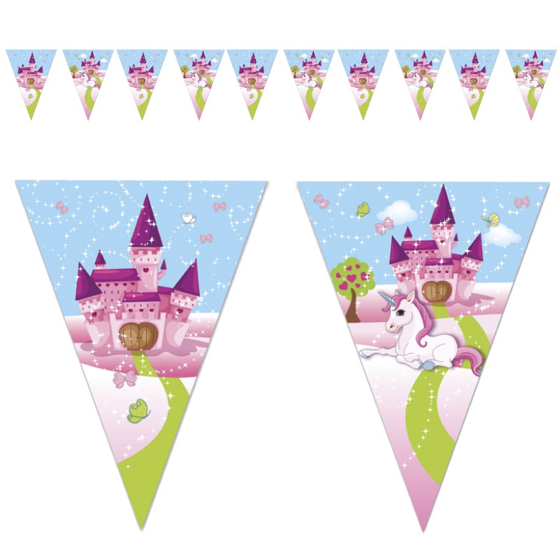 Guirlande Licorne Drapeaux Pour Deco D Anniversaire Dragees Anahita