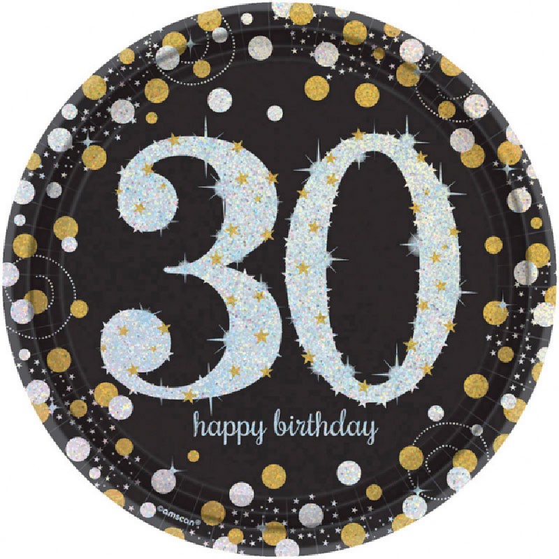 Bougie anniversaire 30 ans Or paillettes - Dragées Anahita