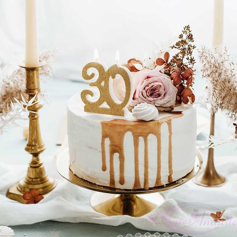 Generic Bougie Pour Gâteau D'anniversaire 3 Ans - Prix pas cher