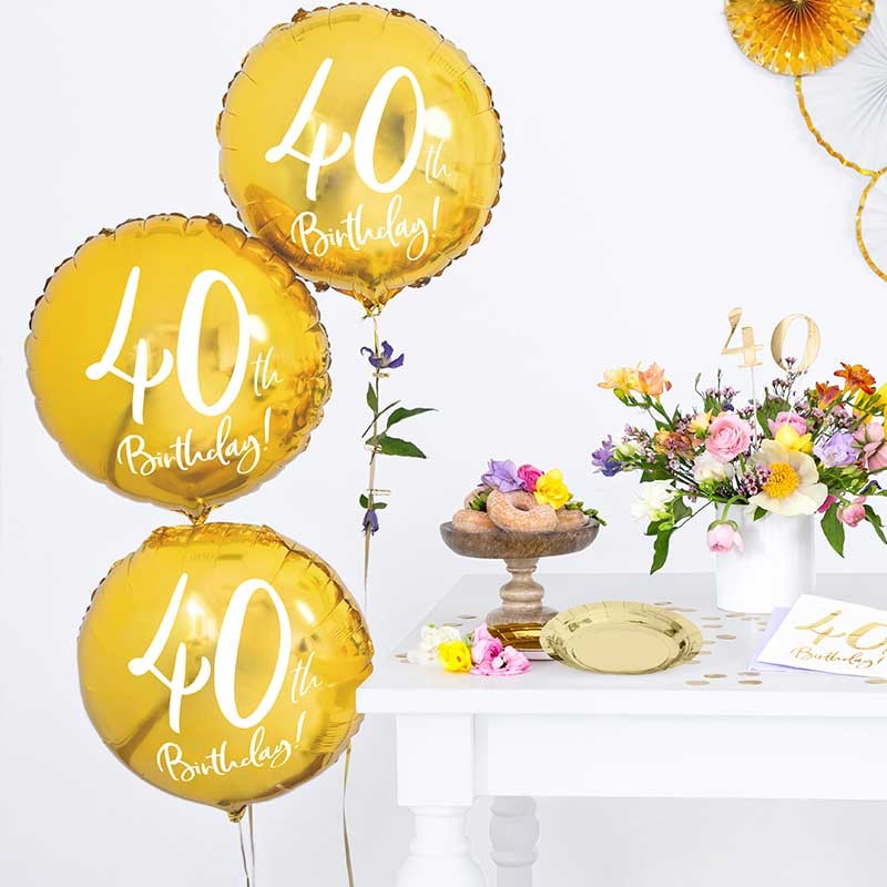 Ballon 40 Ans Anniversaire, 30 Pièces 40e anniversaire décoration