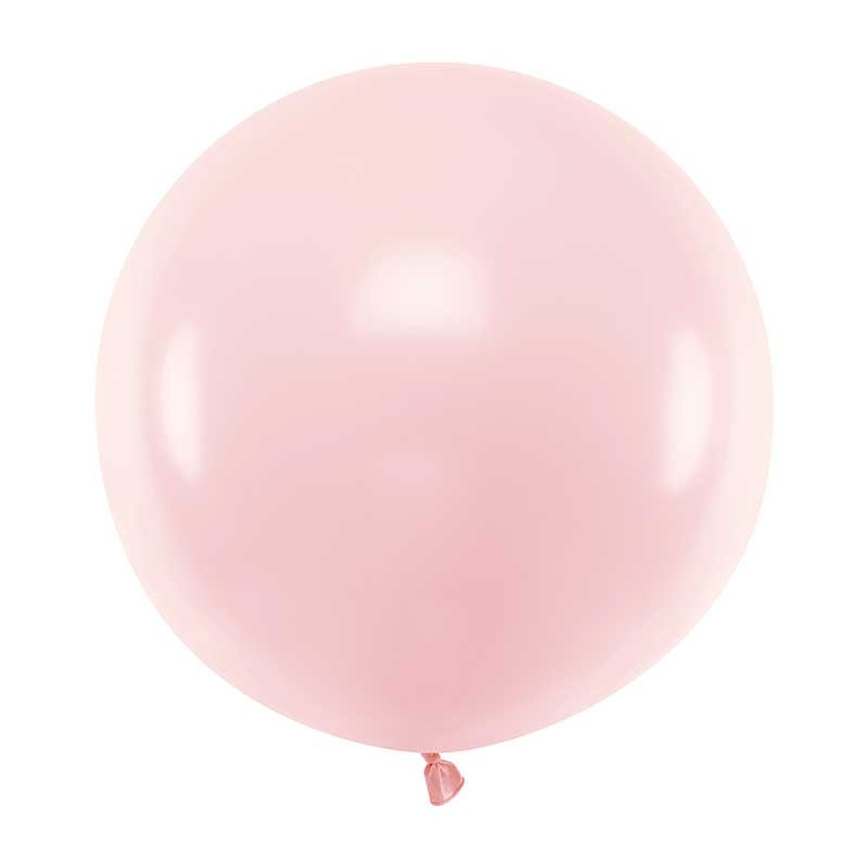 Ballon géant en aluminum poussette rose