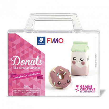 Kit Fimo " kawai donuts" pour enfants