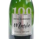 Exemple d'étiquettes de bouteille de Champagne pour anniversaire 100 ans