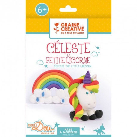 Kit pâte à modeler Celeste la petite licorne