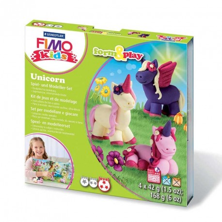 Kit fimo kids licornes 