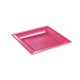 192 assiettes thermoformee carree 180 x 180 fushia