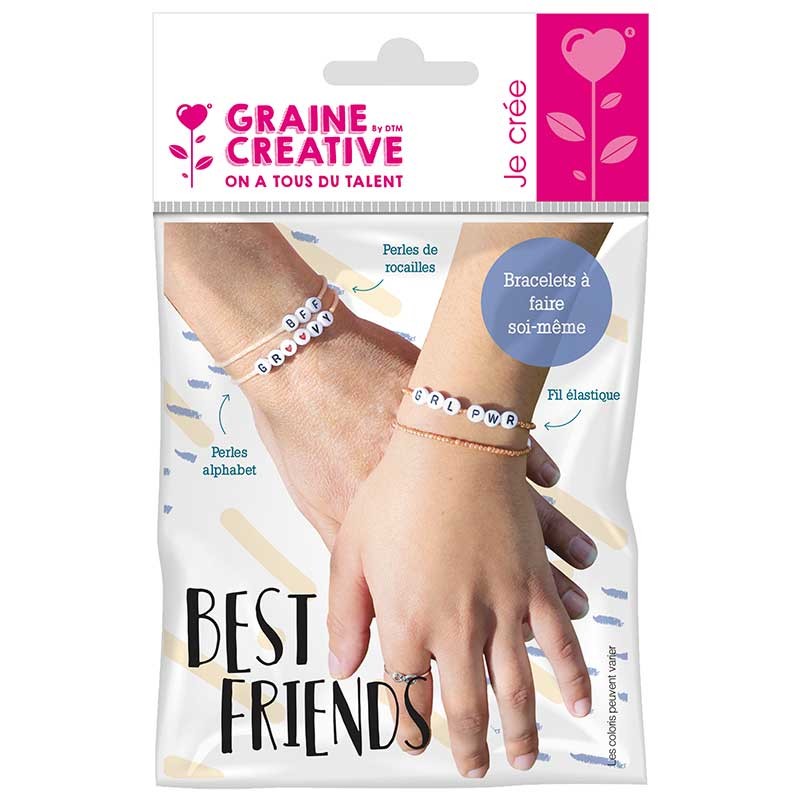 Kit loisirs créatifs : perles et bracelets personnalisés à créer