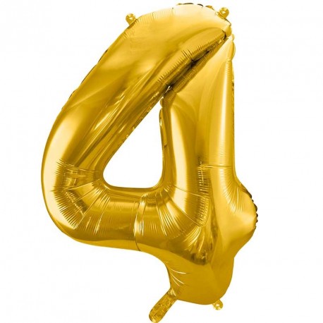 Ballon chiffre géant 1 mètre - satin beige de 0 à 9 - MODERN CONFETTI