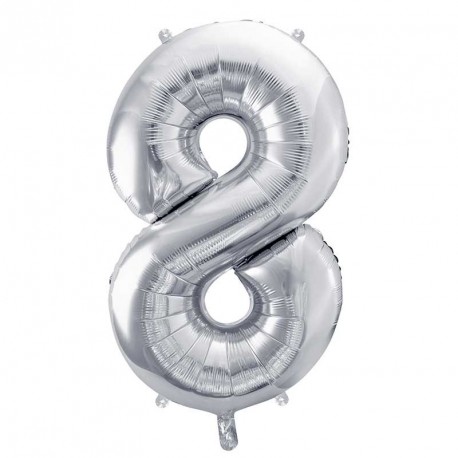 Ballon Géant Chiffre 2 - Blanc – La Boite à Dragées - Livraison 24/48h