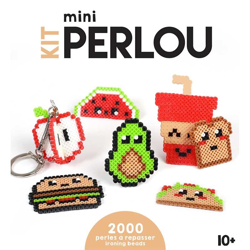Kit perles à repasser Junk food 2000 mini perles