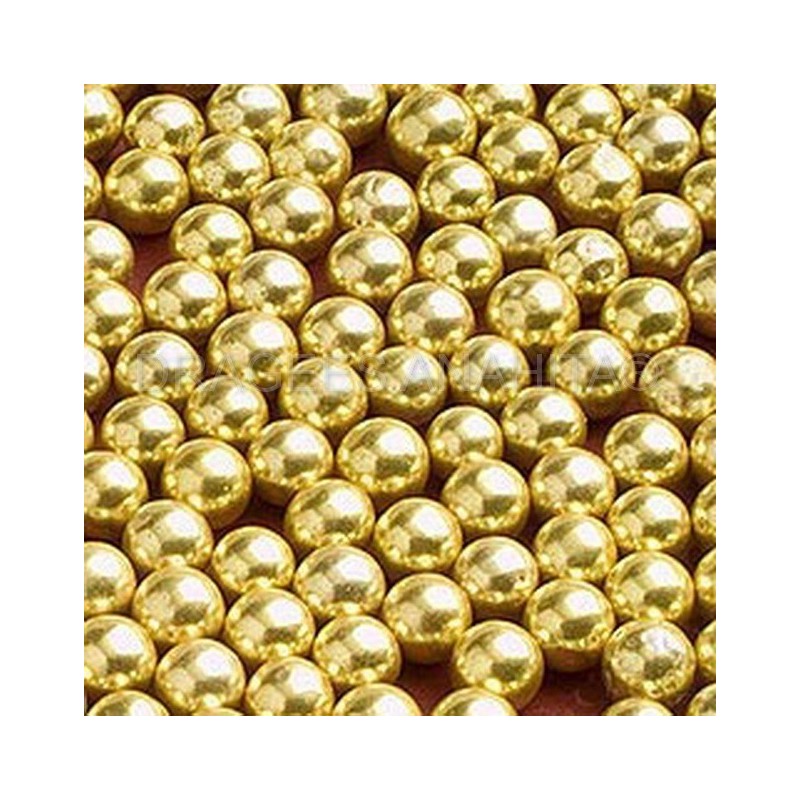Mélange de perles dorées en forme d'étoile, de cœur et de sucre