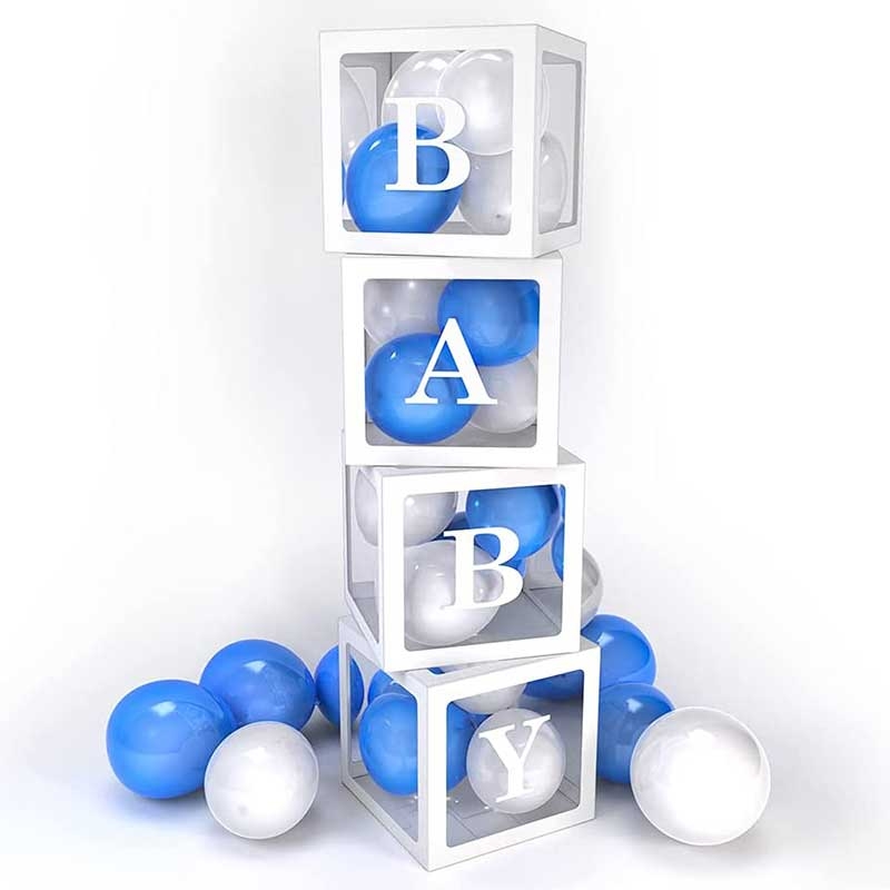 20 pièces En Papier Ballon Boîte De Rangement , Moderne Design Lettre Ballon  Décoratif Boîte Pour Domicile , Fête, Mode en ligne