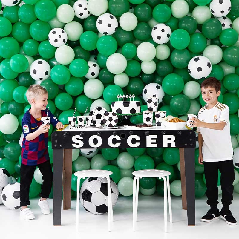 bougie ballons de foot ballon de foot anniversaire pour enfants