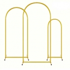 3 Supports en Arc pour Toile de Fond