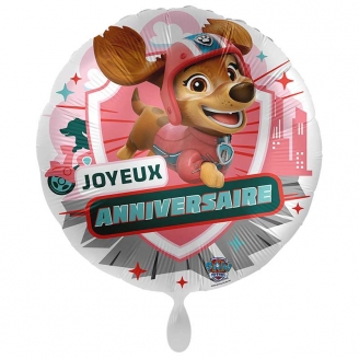 Ballon Aluminium Stella "Joyeux Anniversaire" Pat'Patrouille