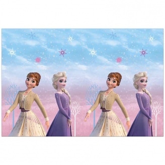 Nappe La Reine des Neiges en plastique 120x180cm 