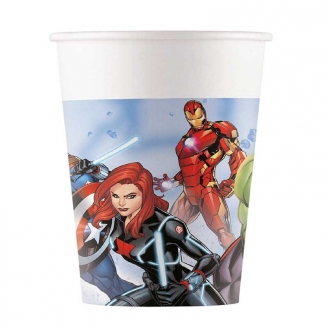 8 Gobelets Avengers 20cl 