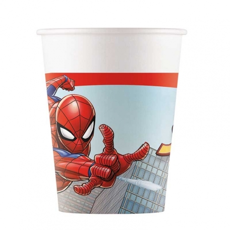 8 Gobelets Spiderman 20cl 