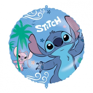 Ballon rond Anniversaire Stitch