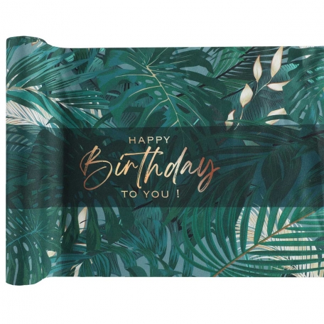 Chemin de Table Anniversaire Jungle