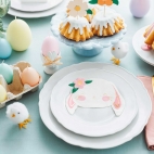 Set de 9 Poussins de Pâques Blancs - Décoration Pâques