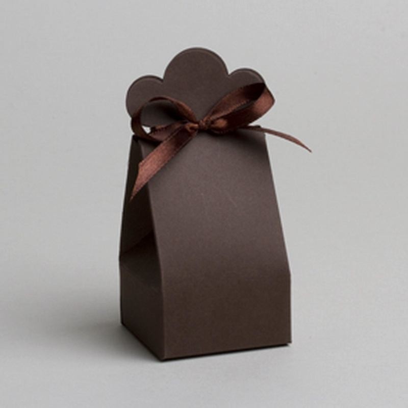 Contenant maisonette pour chocolat de noël - Dragées Anahita